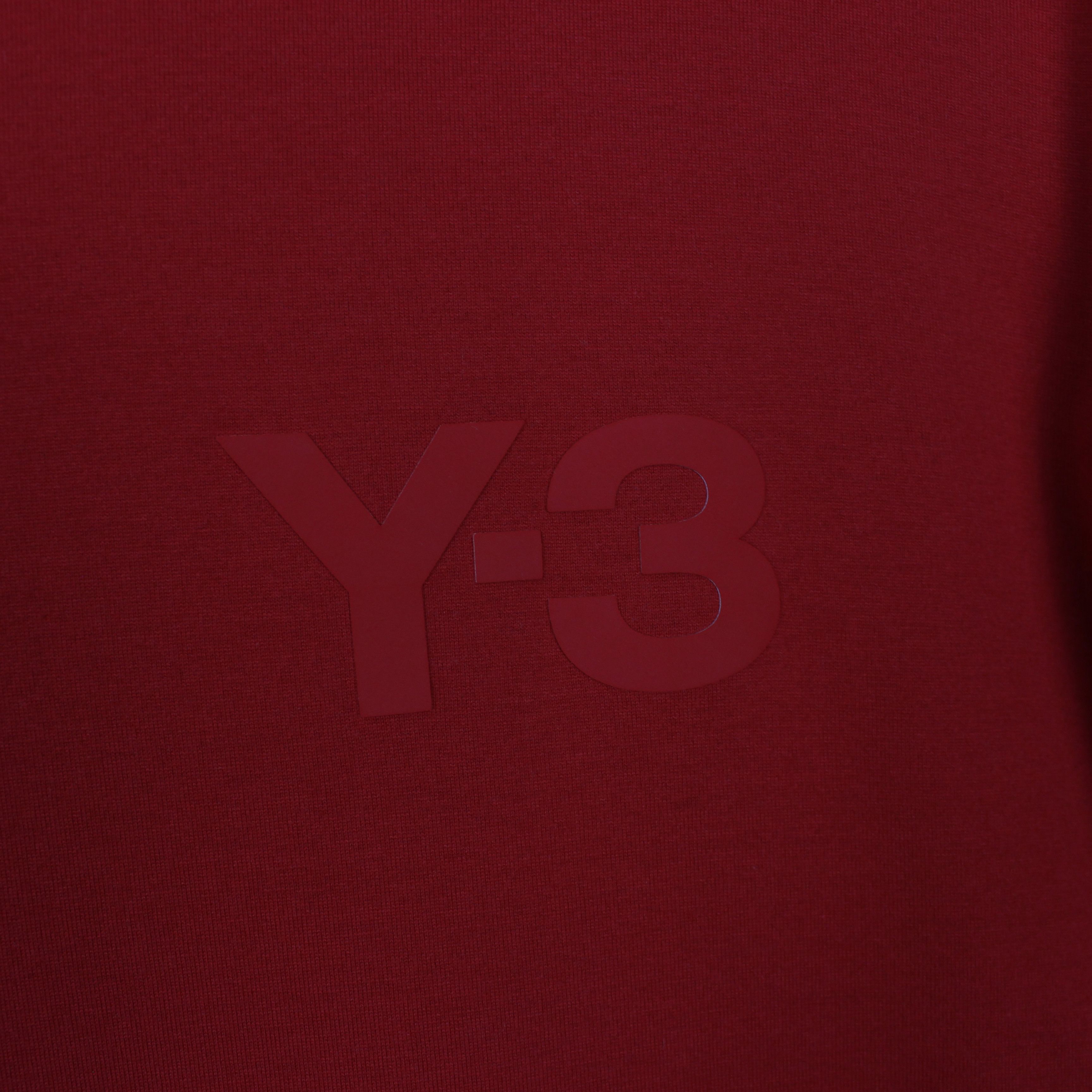 Adidas Yohji Yamamoto & adidas t shirt y3 men red cotton S Size US S / EU 44-46 / 1 - 7 Thumbnail