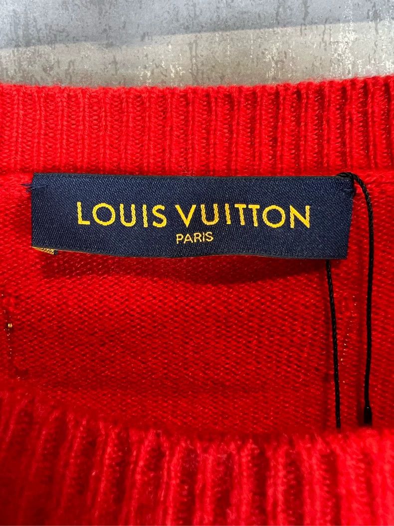 Louis Vuitton Louis Vuitton Sleeve Logo Cashmere Sweater Size US XXL / EU 58 / 5 - 4 Thumbnail