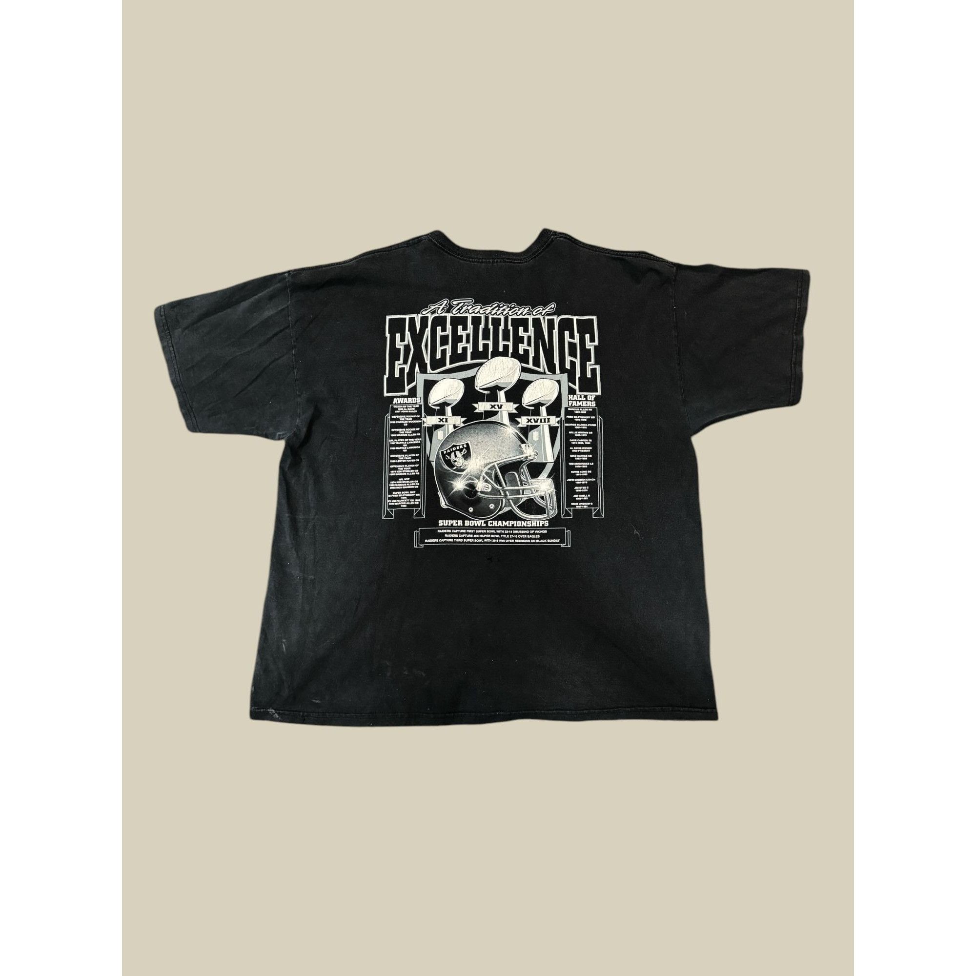 NFL Raiders "Hall of Fame" T-Shirt Size US XXL / EU 58 / 5 - 1 Thumbnail