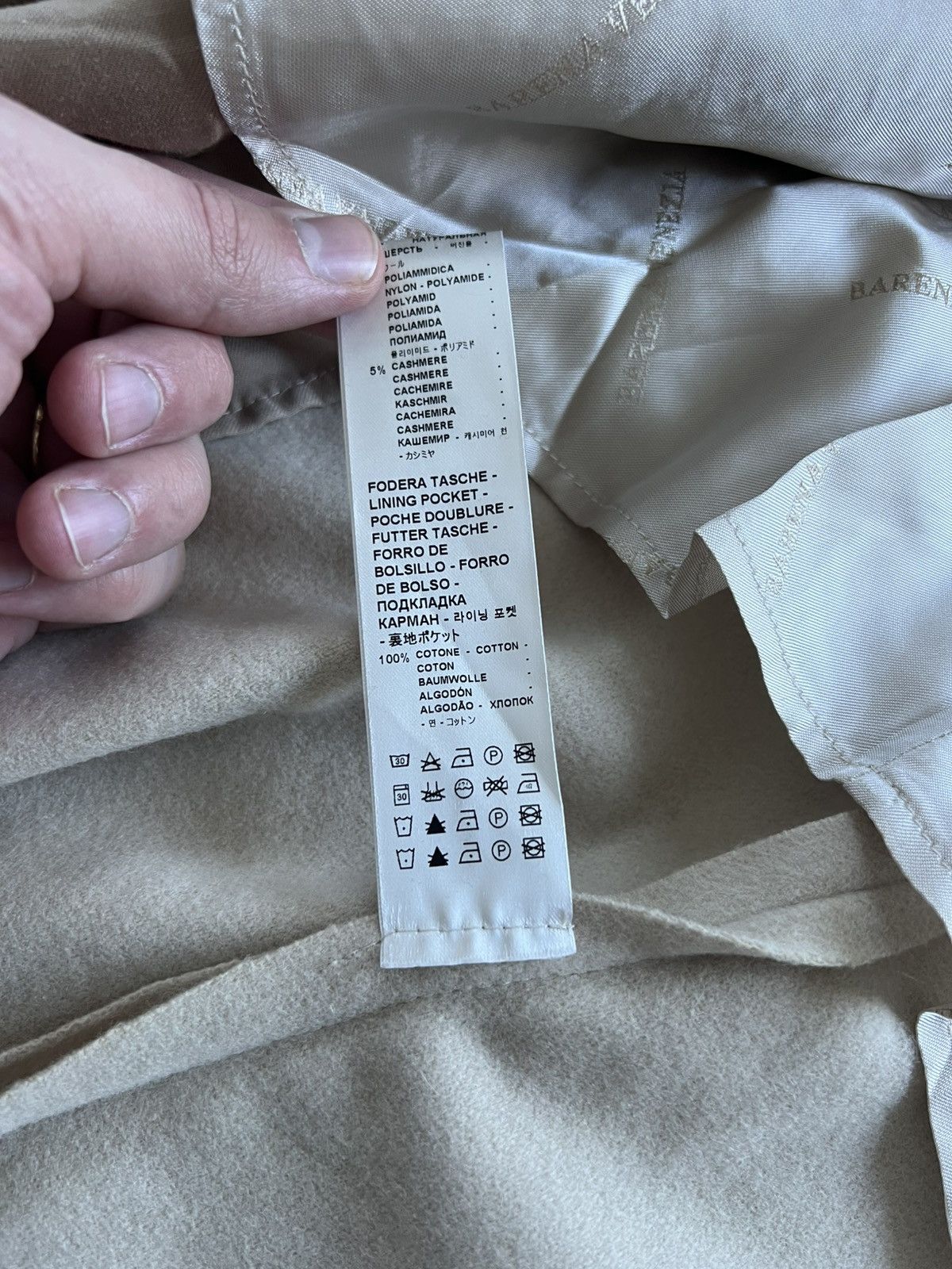 Barena Venezia Barena Venezia Men’s Double-Breasted Belted Coat Size US M / EU 48-50 / 2 - 8 Thumbnail