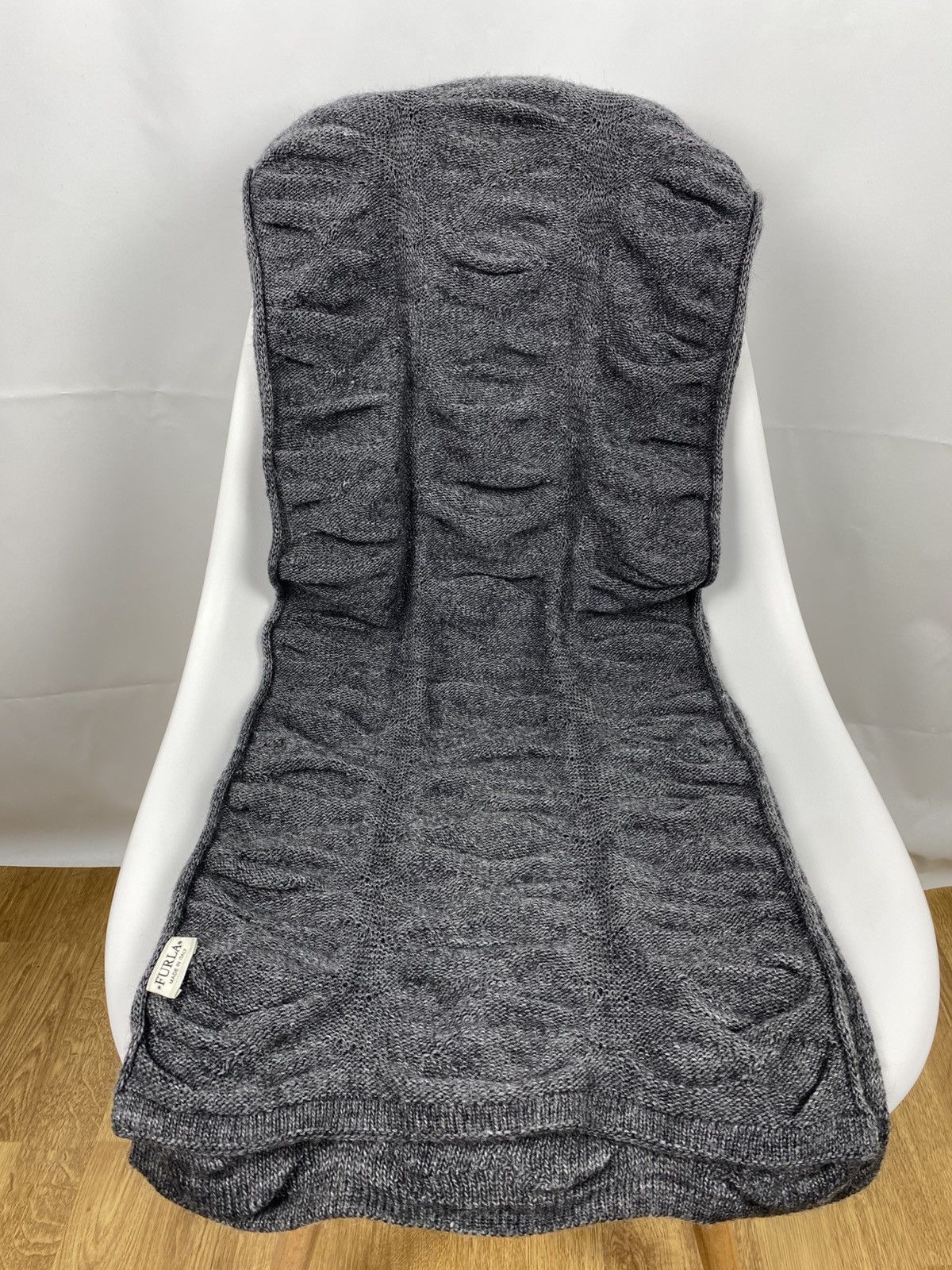 Furla Furla Large Knit Wool Scarf made in Italy Size ONE SIZE - 2 Thumbnail