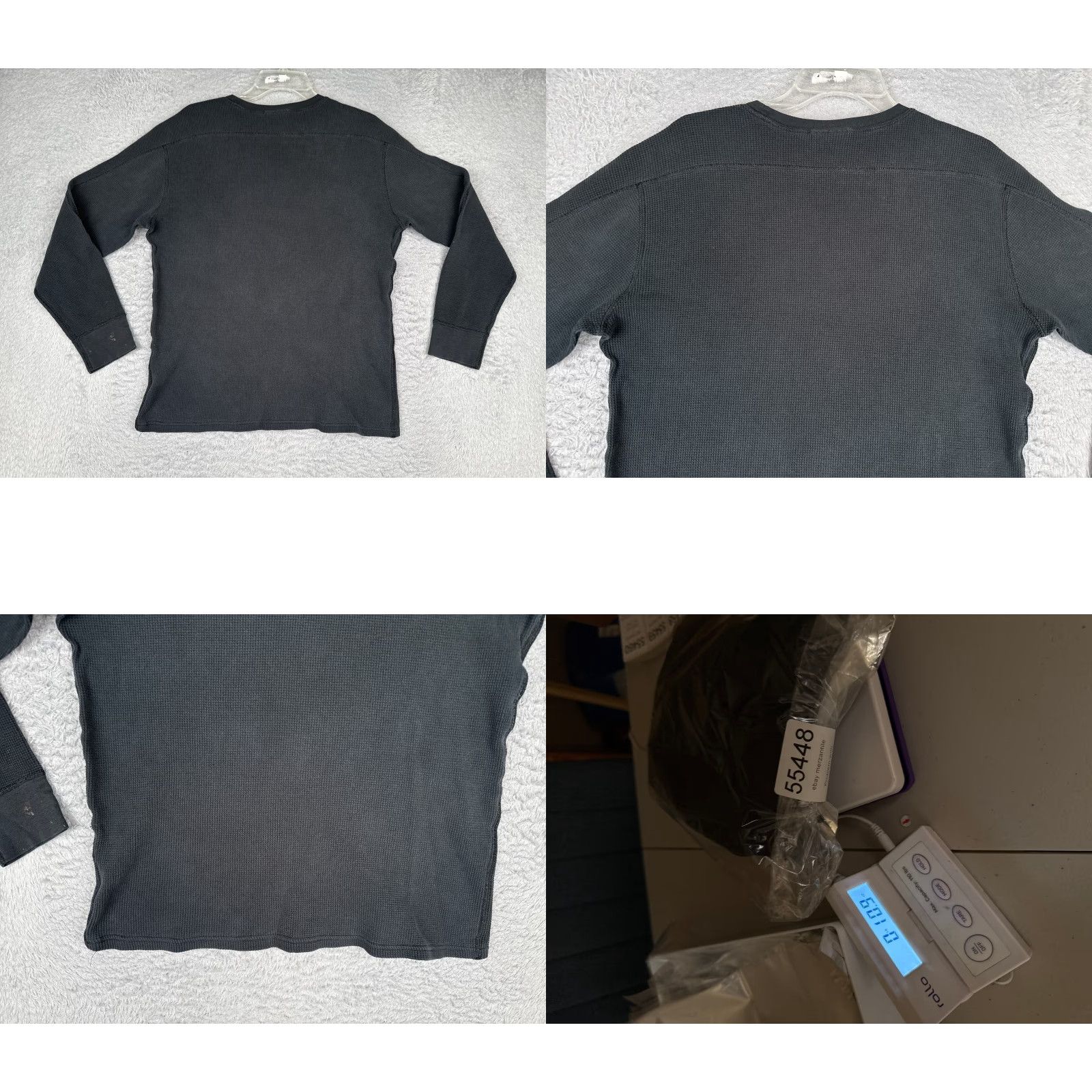 Polo Ralph Lauren Polo Ralph Lauren Shirt Women Large Black Waffle Knit Long Sleeve READ Size L / US 10 / IT 46 - 9 Thumbnail