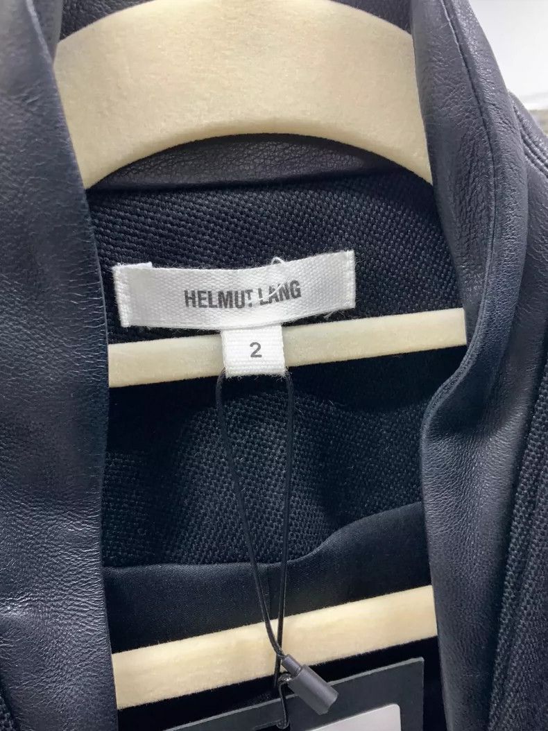 Helmut Lang HELMUT LANG size2 Black woolen sheepskin tailored suit Size 38R - 3 Thumbnail