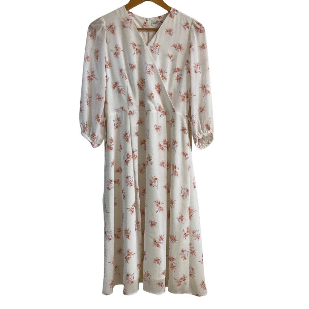 Other Hanae Mori ALMA EN ROSE Chiffon Dress Others Dresses DUTY FREE for USA