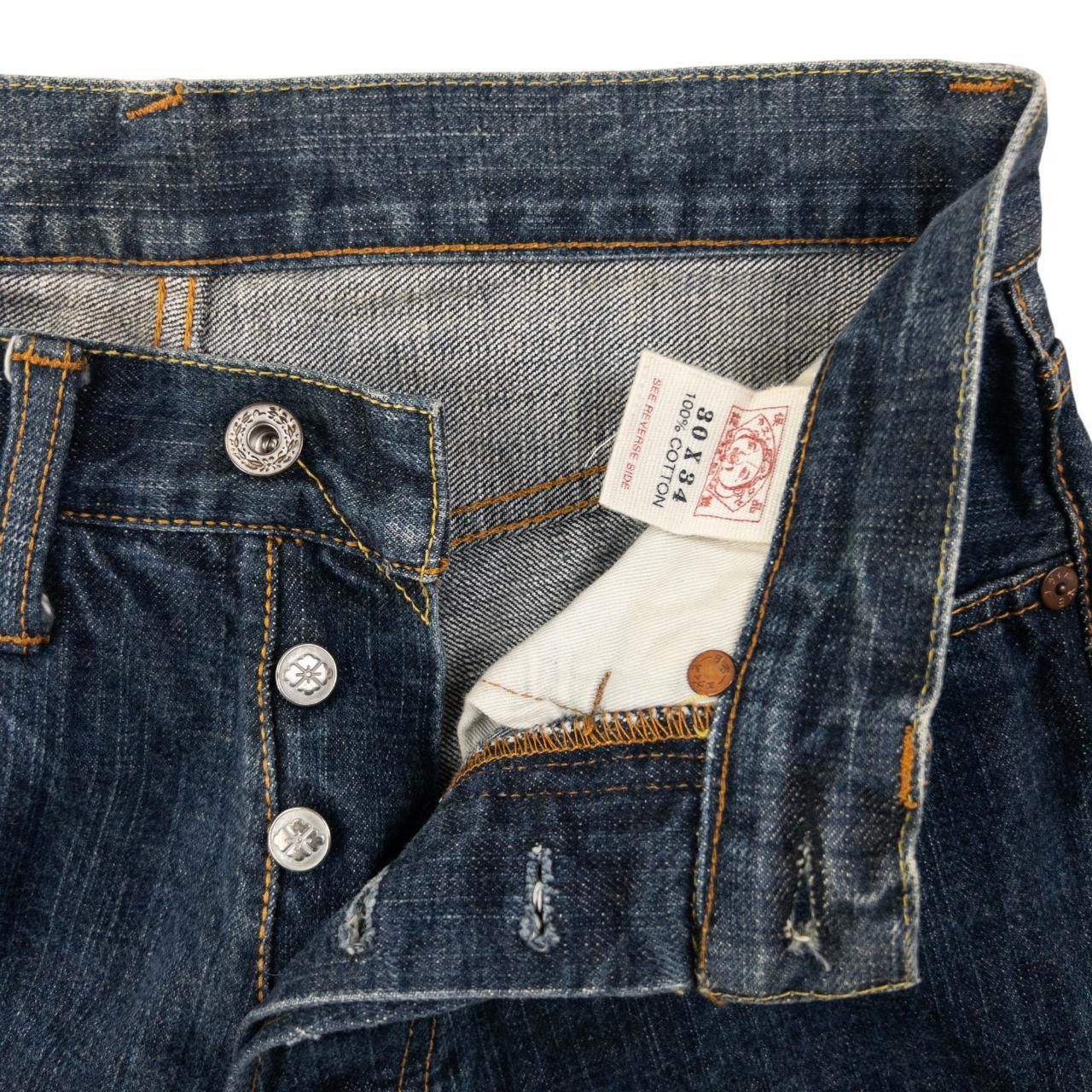 Evisu Vintage Evisu Paris 54 Embroidered Denim Jeans Size W28 Size US 28 / EU 44 - 5 Thumbnail