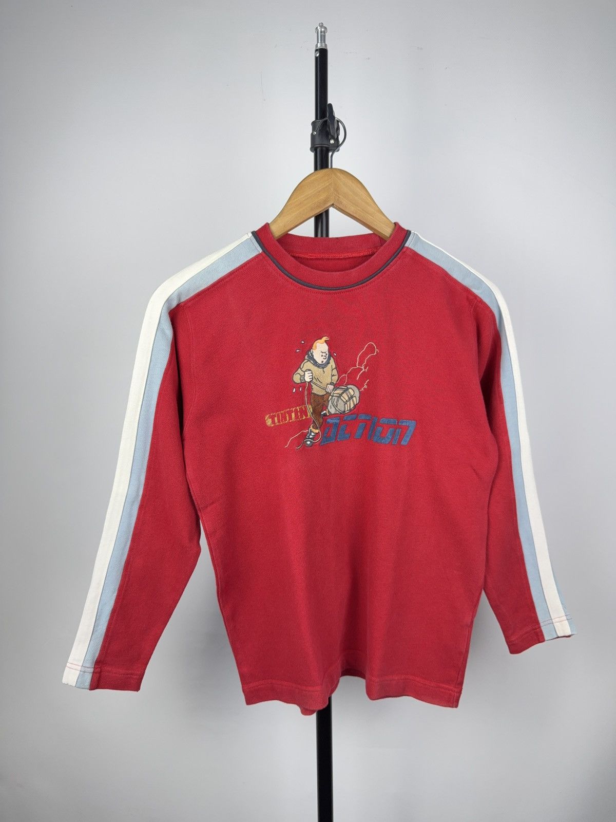 Cartoon Network × Vintage Vintage Tintin Sweatshirt – Embroidered Action Graphic Size US XS / EU 42 / 0 - 1 Thumbnail