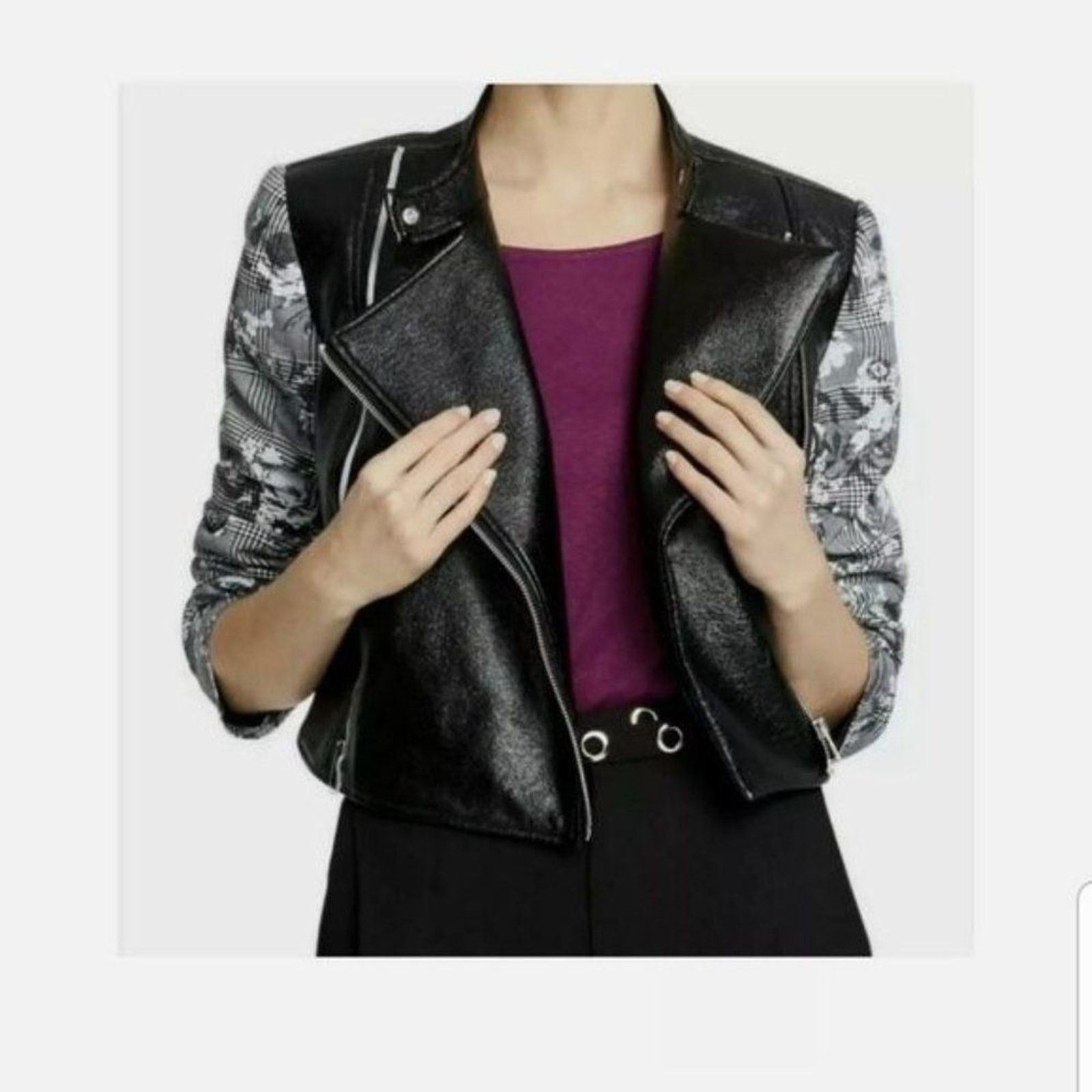 Other Rachel Roy Charlie Moto Jacket Size medium Size M / US 6-8 / IT 42-44 - 1 Thumbnail