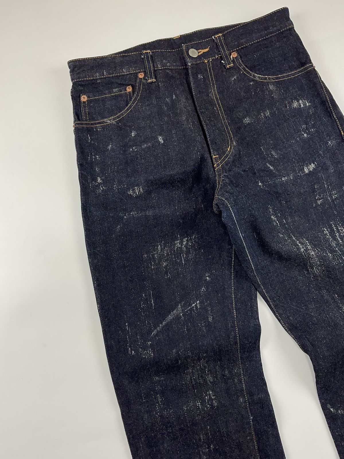 Comme des Garcons Comme des Garcons Homme AD2002 Coated Selvedge Denim Size US 30 / EU 46 - 3 Thumbnail
