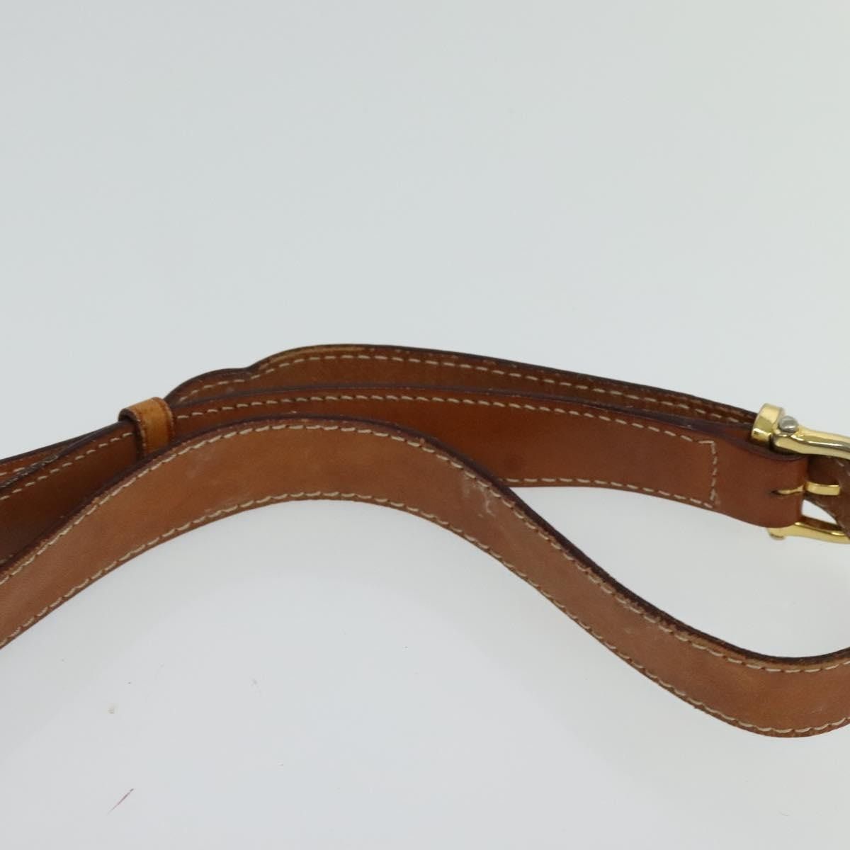 Celine CELINE Macadam Canvas Shoulder Bag Pvc Beige Gold Size ONE SIZE - 8 Thumbnail