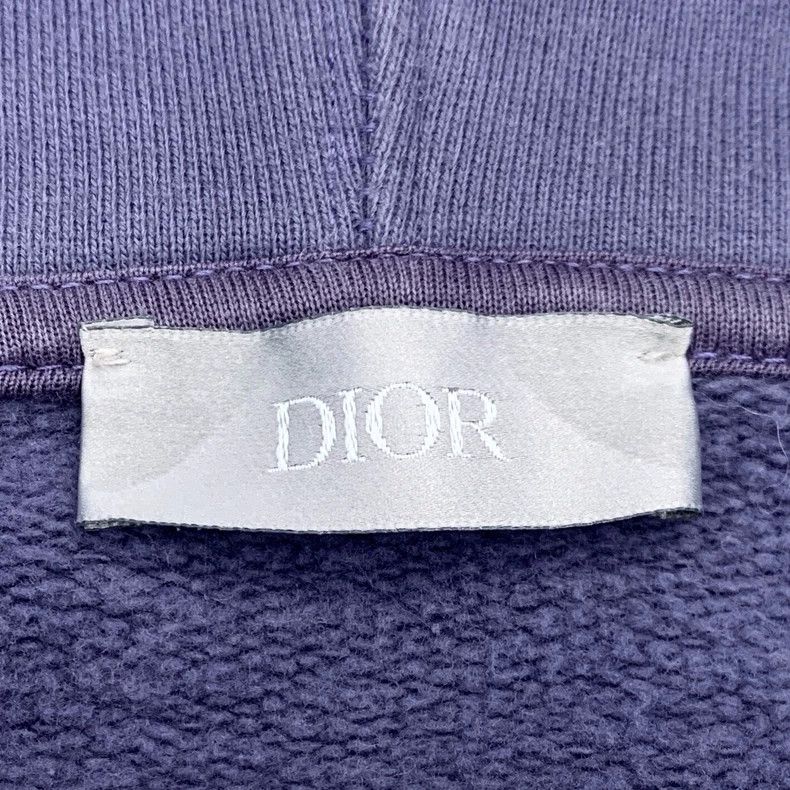 Dior Dior Purple logo letter embroidery cotton hooded drawstring Size US L / EU 52-54 / 3 - 6 Thumbnail