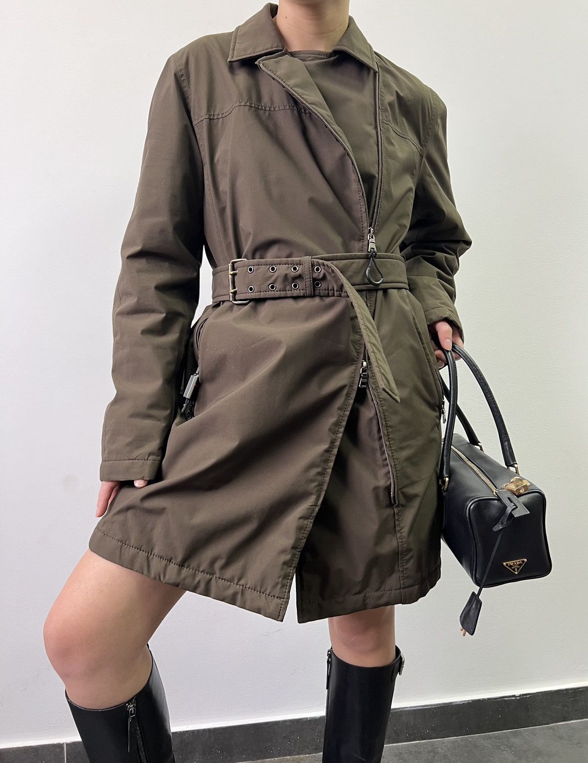Prada Vintage Prada Sport Goretex Long Coat Woman’s Size L Size M / US 6-8 / IT 42-44 - 1 Thumbnail