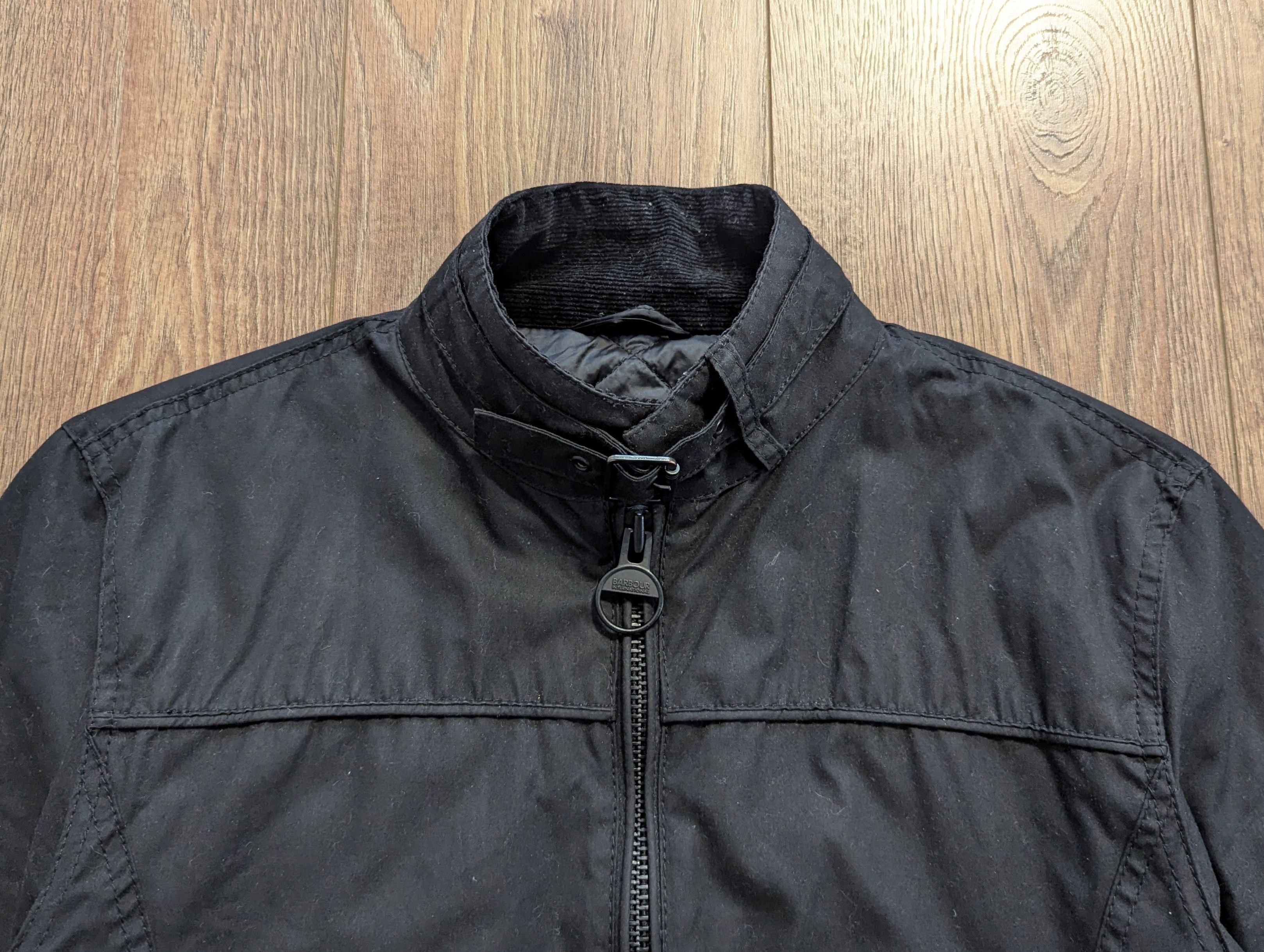 Barbour Barbour Winter Track International Wax Jacket Motorcycle Size US M / EU 48-50 / 2 - 21 Thumbnail