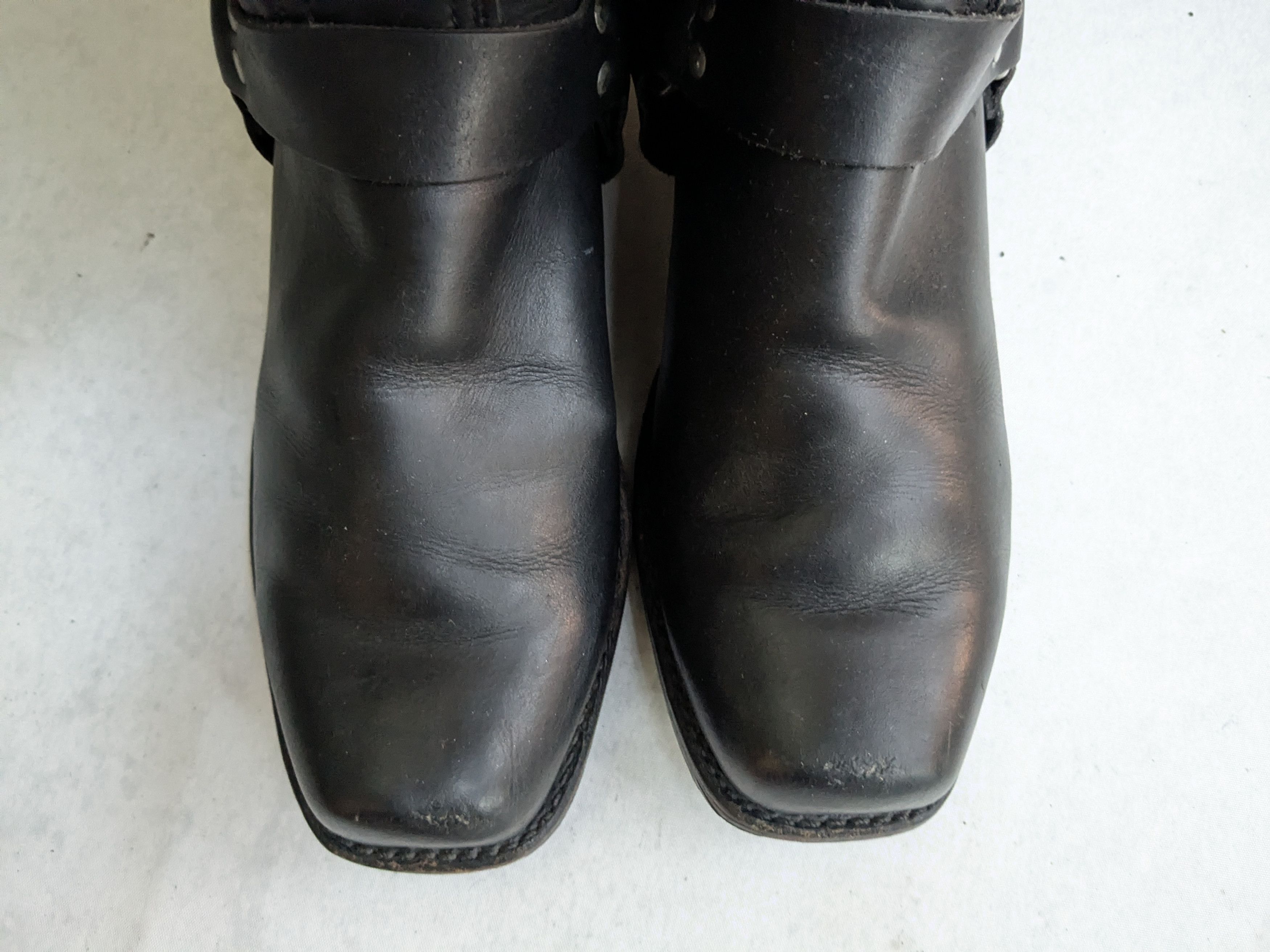 Frye Frye Harness Boots Black 12 D Leather Size US 12 / EU 45 - 3 Thumbnail