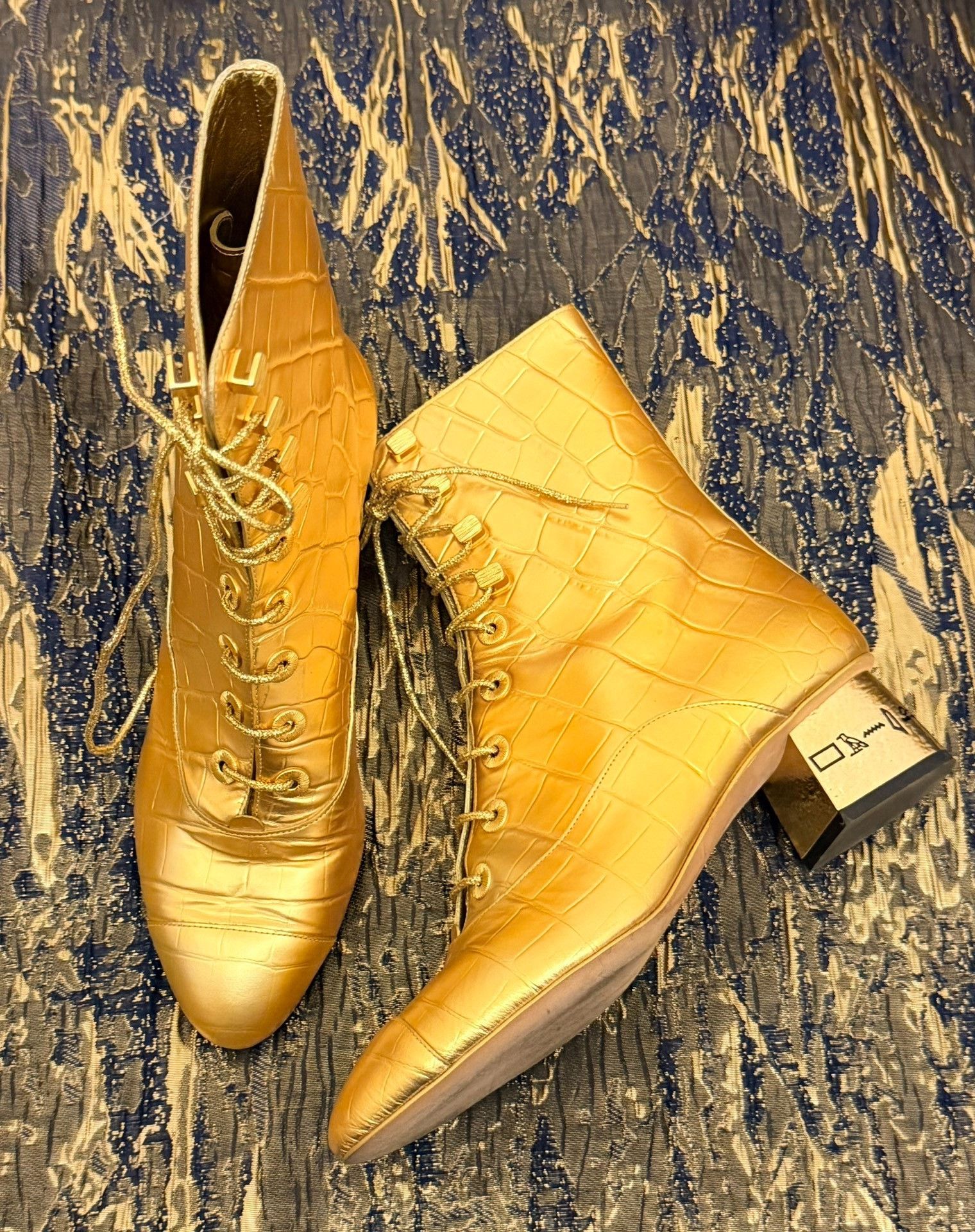 Chanel Chanel Gold Boots us_7-5 Women Size US 7.5 / IT 37.5 - 1 Thumbnail
