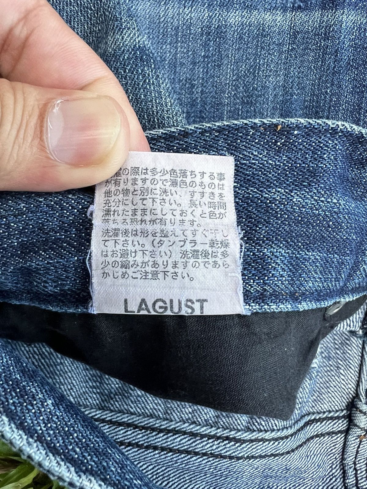 Japanese Brand VTG LAGUST DISTRESSED SELVEDGE JEANS VERY RARE Size US 30 / EU 46 - 18 Thumbnail