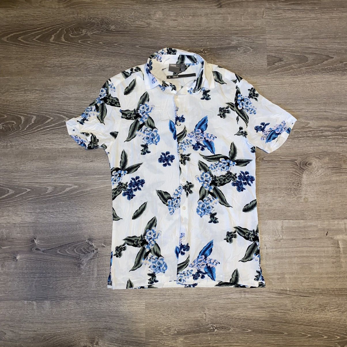 Asos ASOS Floral Shirt Size US XS / EU 42 / 0 - 1 Thumbnail