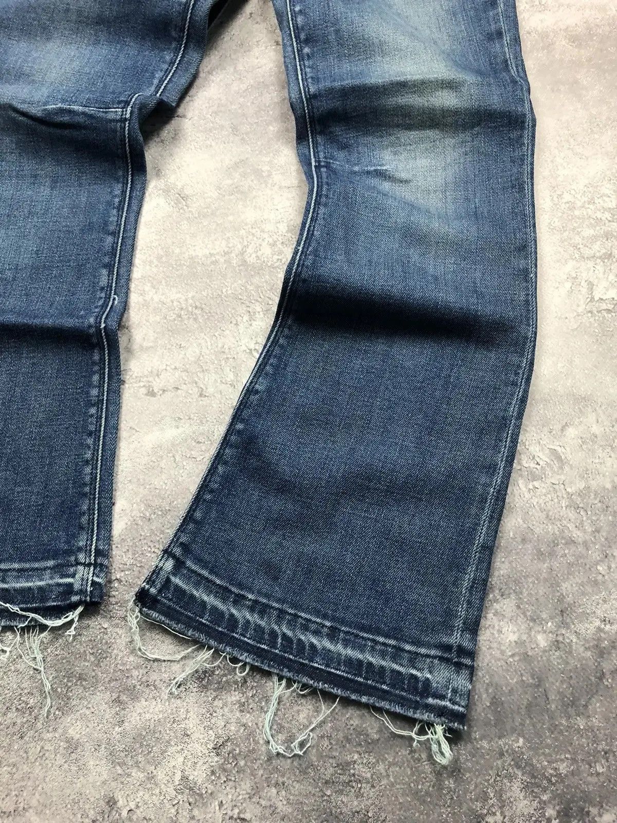 Rta RTA Very Rare Blue Flared Jeans Avantgarde Hype Streetwear Size 28" / US 6 / IT 42 - 5 Thumbnail