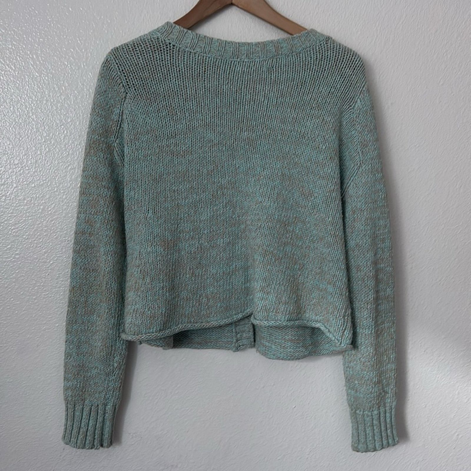 Other Dannijo Cropped Cardigan With Pearl Buttons in Blue Grey Size L / US 10 / IT 46 - 10 Thumbnail