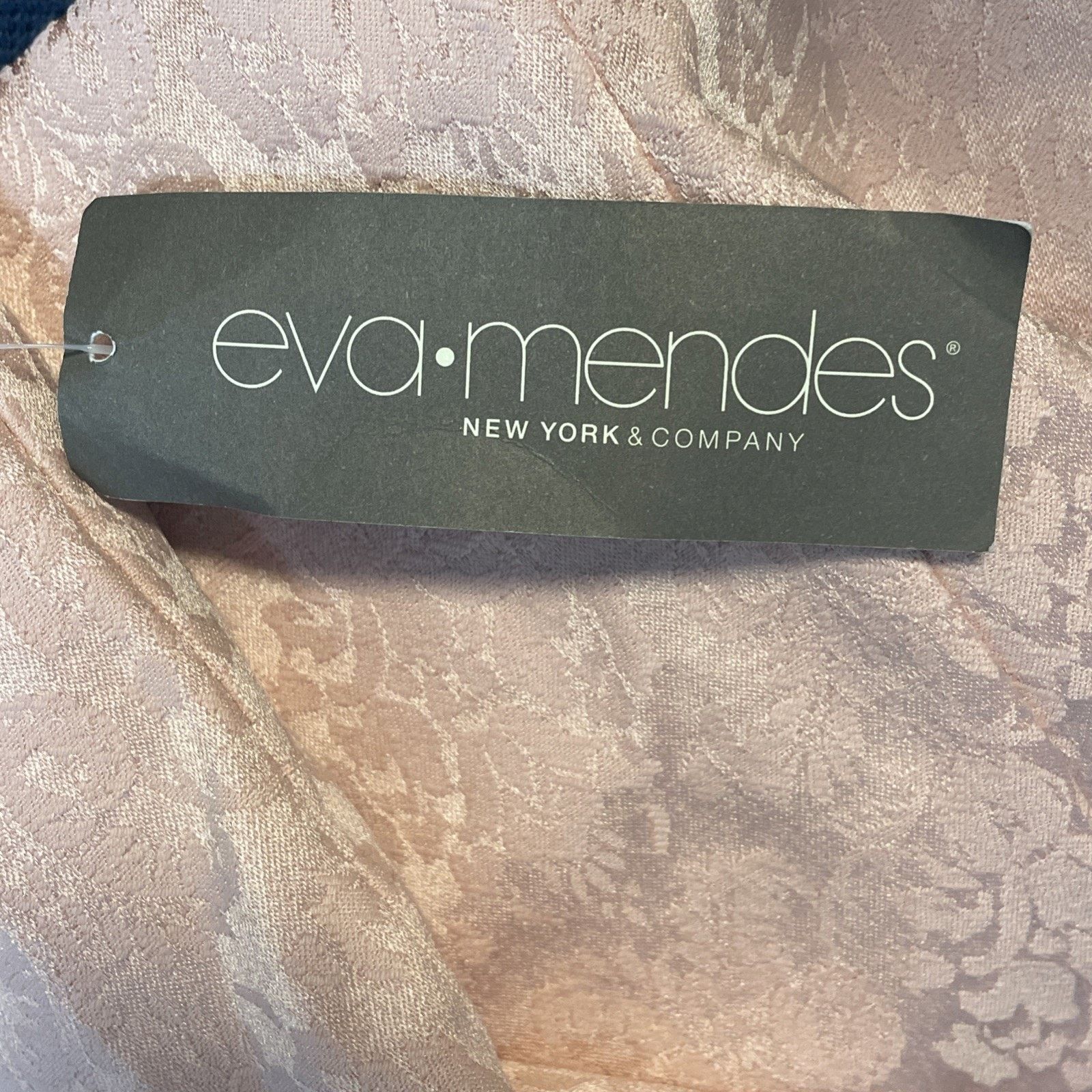 Other EVA MENDES New York Co 10 Sleeveless Damask DRESS PINK NWT Size L / US 10 / IT 46 - 10 Thumbnail