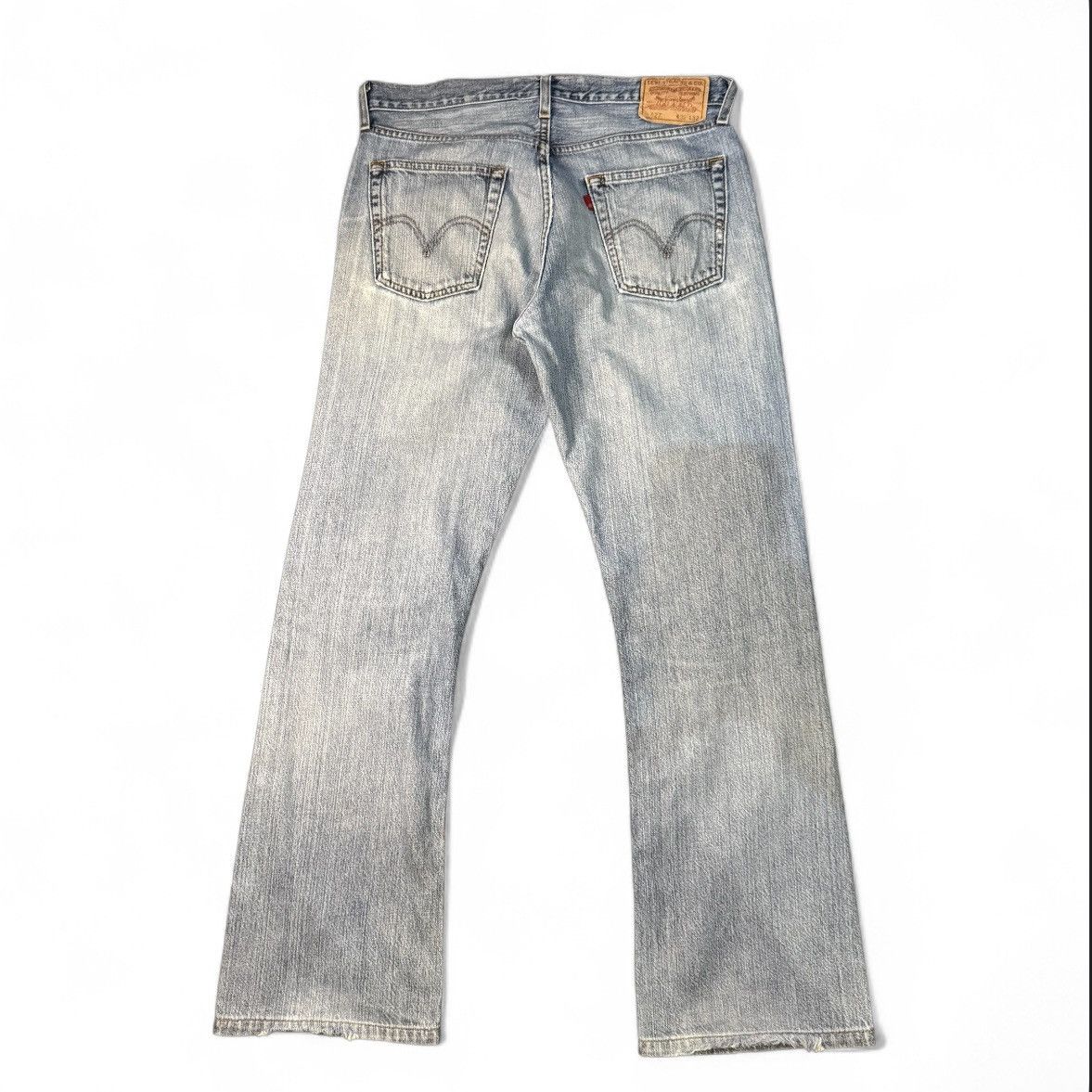 Levi's Vintage Y2K Levis 527 Low Boot Cut Distressed Jeans Size US 32 / EU 48 - 1 Thumbnail