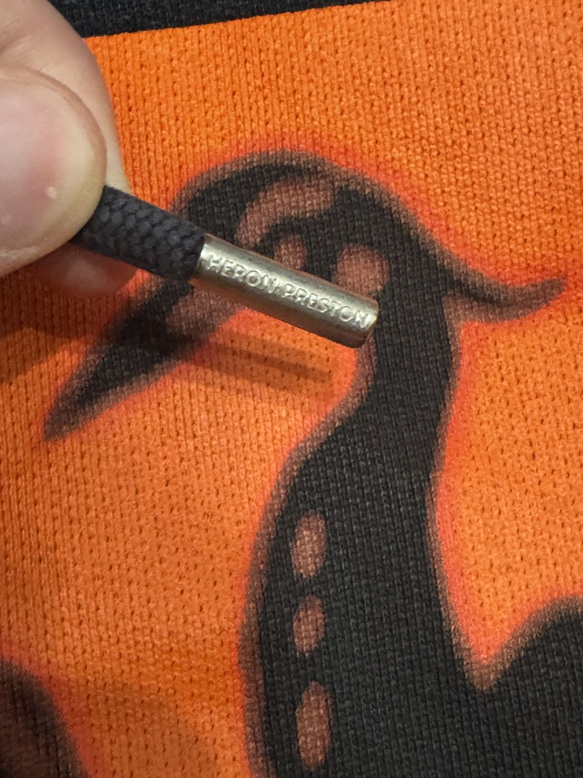Heron Preston Heron Preston Crane Hoodie Black Orange Logo XL Faded Size US XL / EU 56 / 4 - 7 Thumbnail
