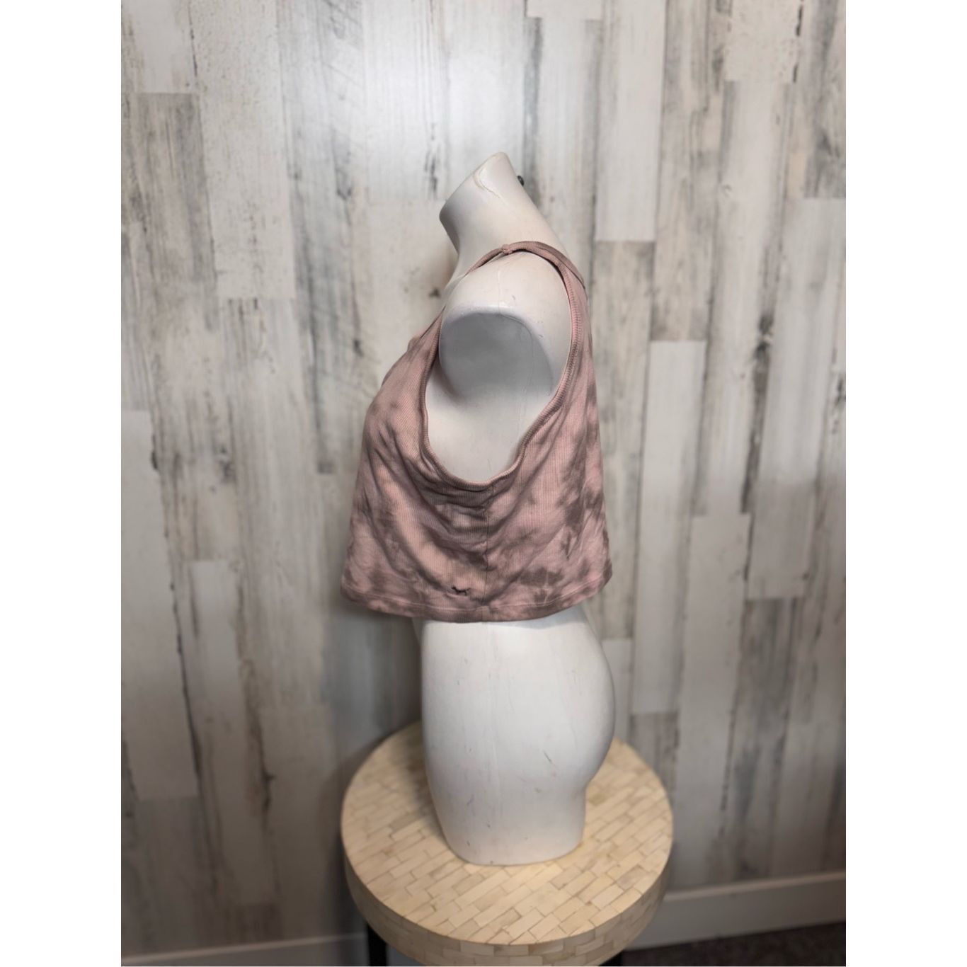 Victoria's Secret Victoria’s Secret PINK Tie Dye Crop Tank Top XXL Pink Gray S Size XXL / US 16-18 / IT 52-54 - 3 Thumbnail