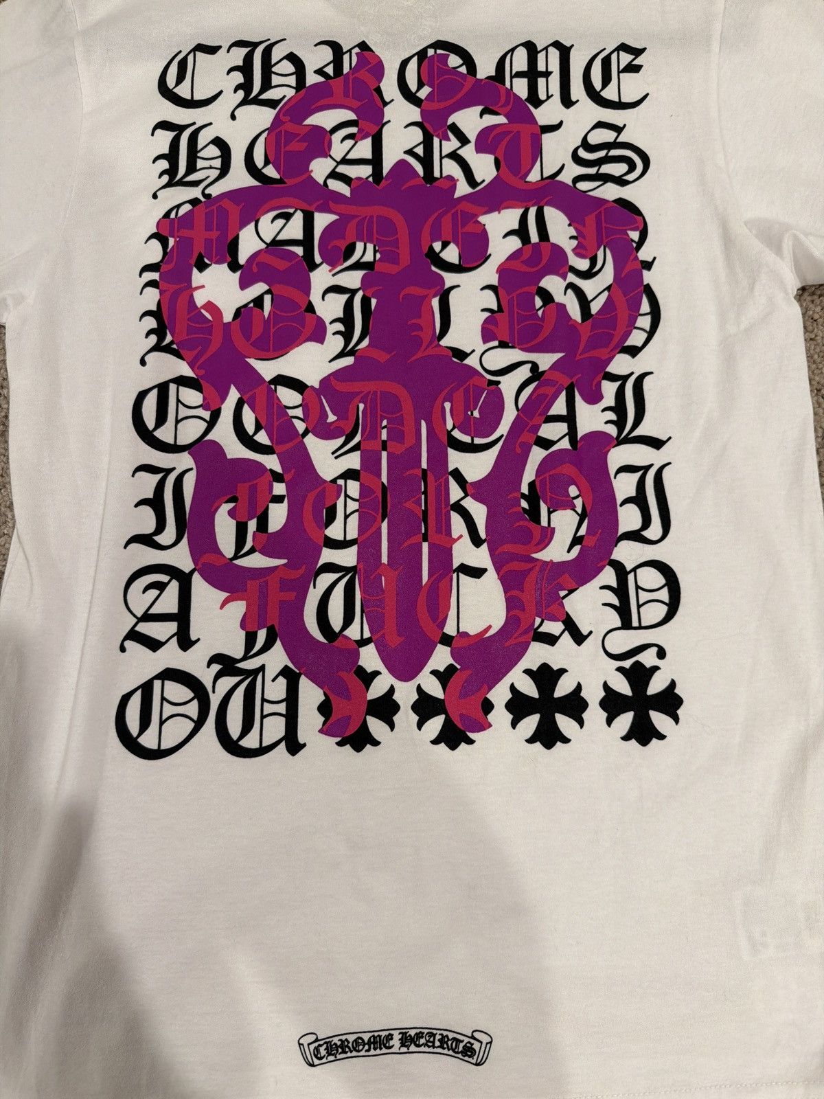 Chrome Hearts Chrome hearts pink dagger T-shirt Size US M / EU 48-50 / 2 - 1 Thumbnail