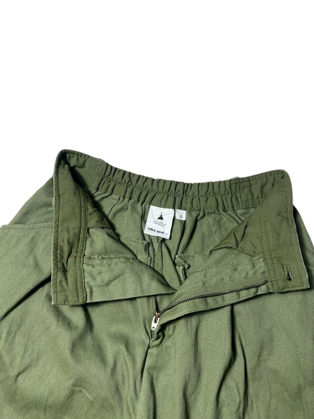 Japanese Brand Niko And Twill Wide Hakama Baggy Pants Size US 28 / EU 44 - 5 Thumbnail