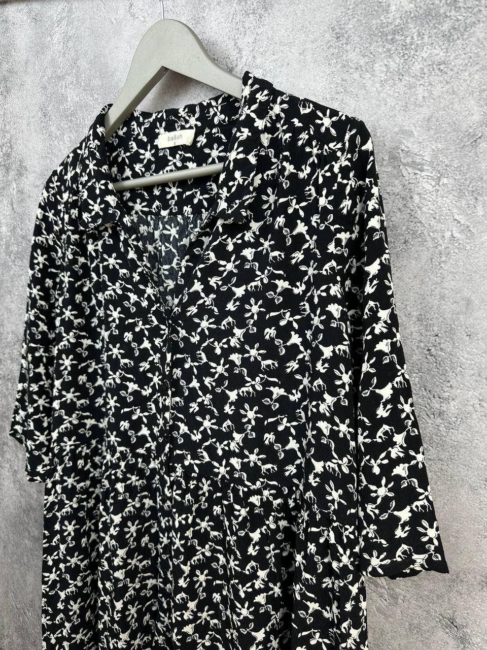 ba&sh RRP $300 Ba&sh Paris Floral Smock Style Dress French Chic Size L / US 10 / IT 46 - 6 Thumbnail