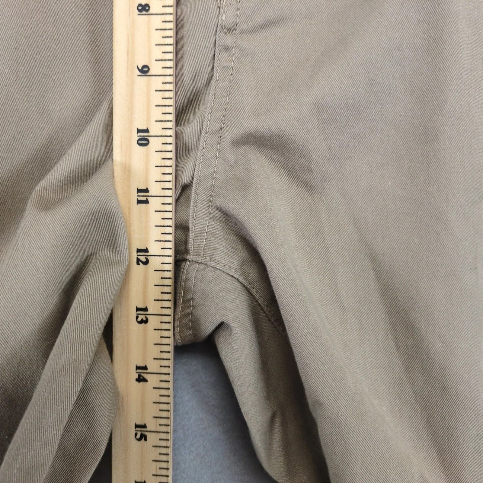 Volcom Volcom True to This Tan Khaki Chino Shorts 38x9.5" Pockets Size US 38 / EU 54 - 10 Thumbnail