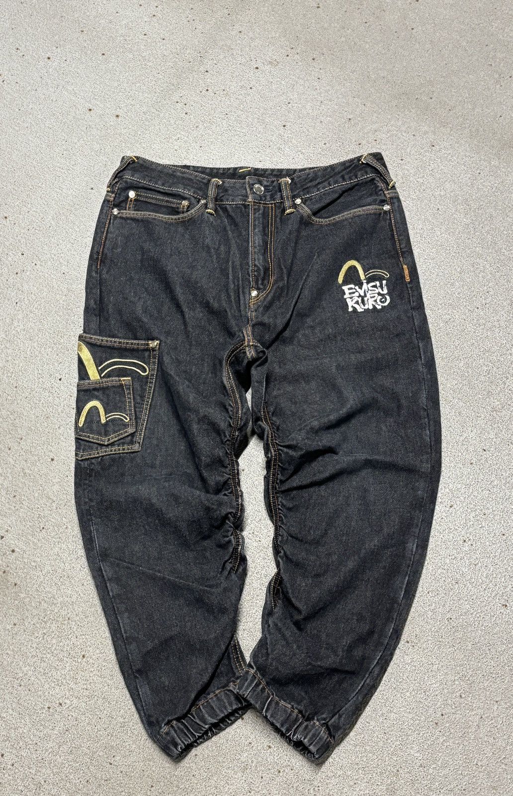 希少☆EVISU PRIVATE STOCK FOR MANIACS W30 Evisu × Japanese Brand Evisu Private Stock for Maniacs Embroidered