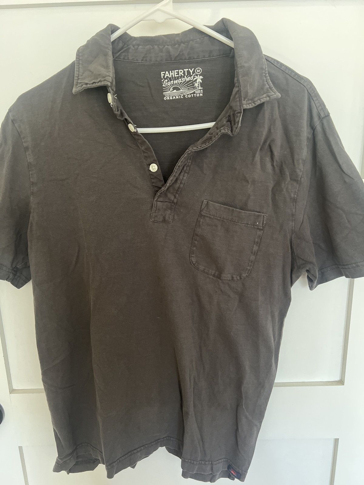 Faherty Dark Grey Faherty Golf Shirt Size US M / EU 48-50 / 2 - 1 Thumbnail