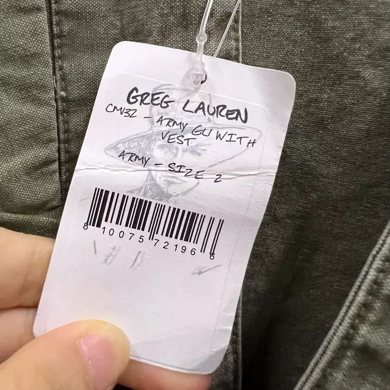 Greg Lauren greg laurenTwo old and fake military green jackets 2506-Nex Size M / US 6-8 / IT 42-44 - 3 Thumbnail