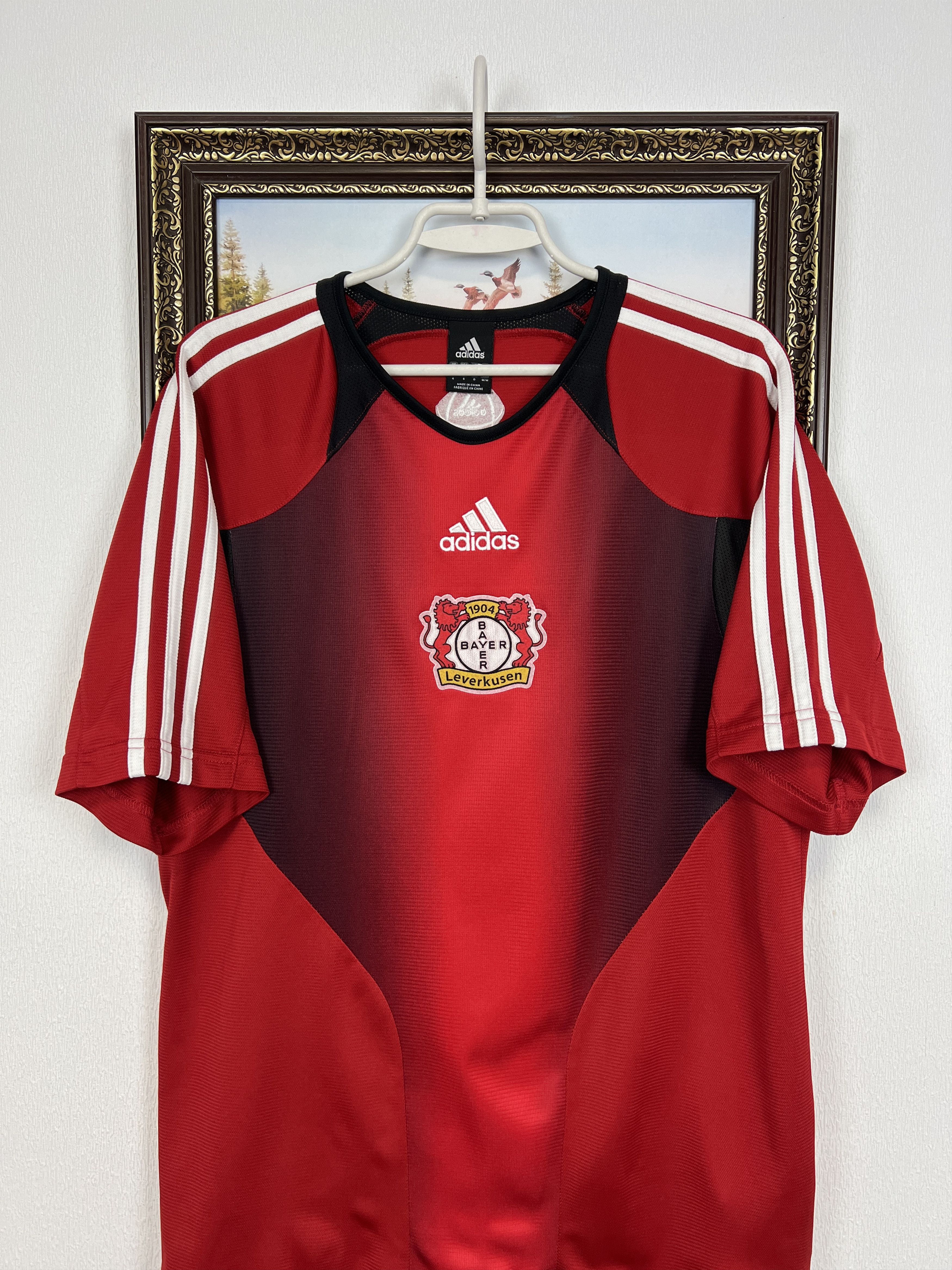 Adidas Vintage Bayer 04 Leverkusen Football Shirt Soccer Tee Hype Size US M / EU 48-50 / 2 - 2 Thumbnail