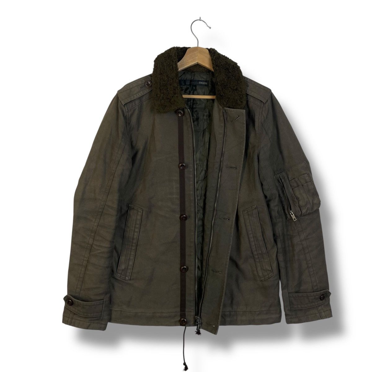 Schlussel 🇯🇵 SCHLUSSEL FUR BOA COLLAR MILITARY PUNK JACKET Size US M / EU 48-50 / 2 - 13 Thumbnail