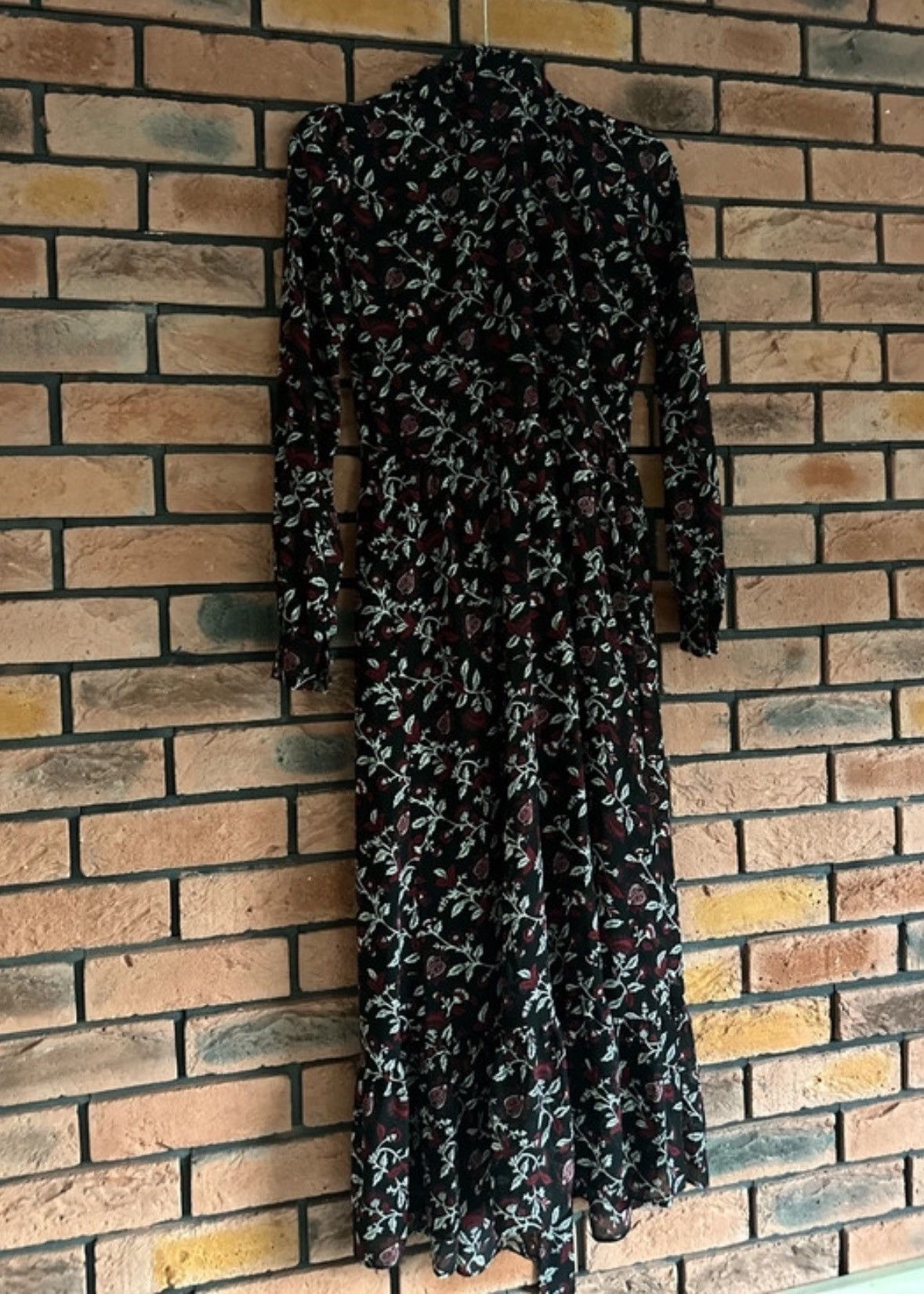 Michael Kors Michael Kors Women's Midi Ruffle Wrap Dress Size S / US 4 / IT 40 - 5 Thumbnail