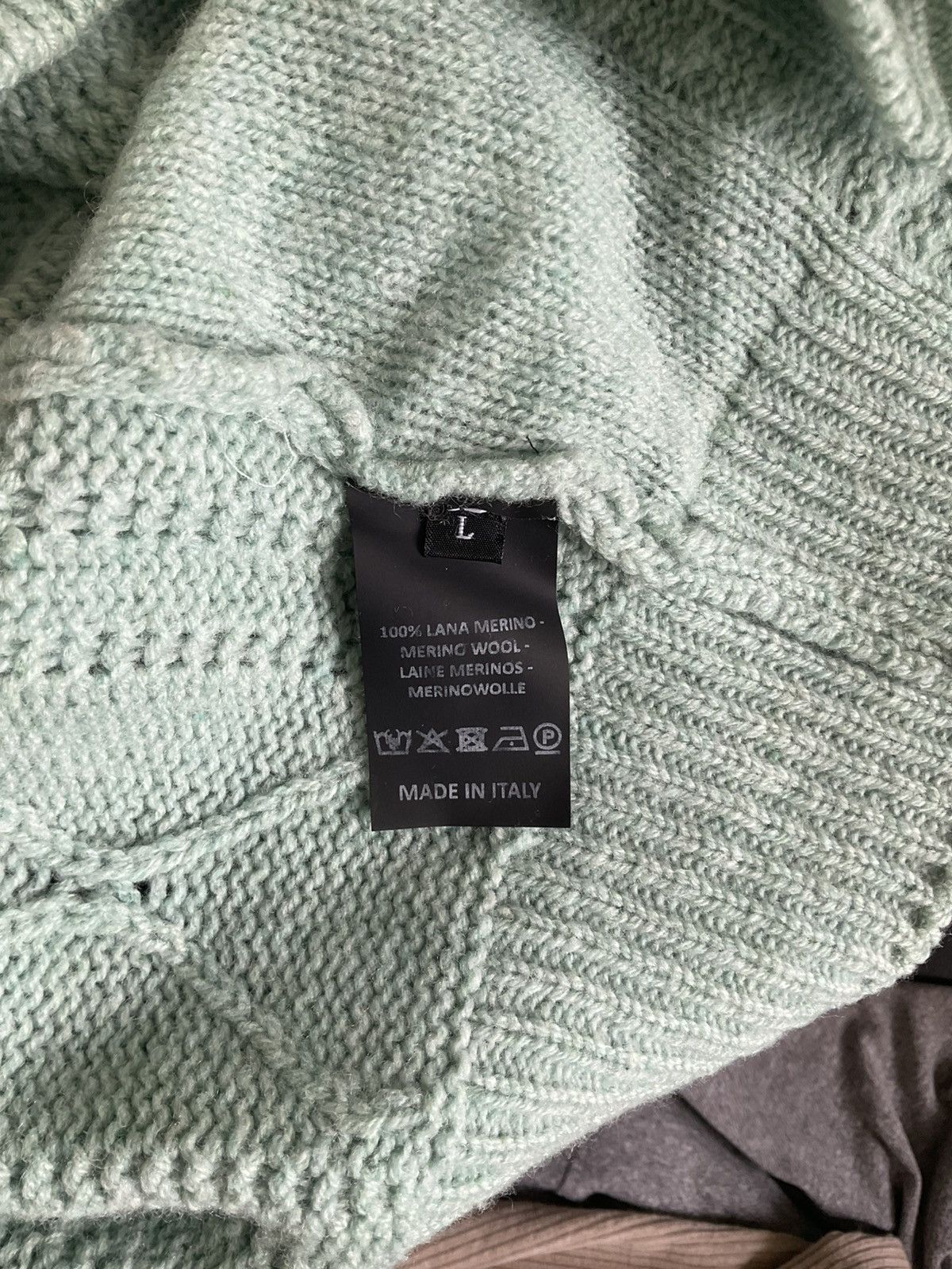 Raf Simons Oversized Raf Simons Merino Knit Sweater with Patches Size US L / EU 52-54 / 3 - 7 Thumbnail