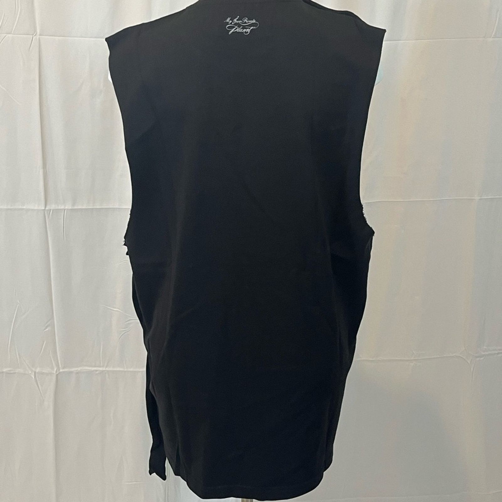 C2H4 Men’s C2H4 Black Cut Off Tee Vest Planet of Poets Size US XL / EU 56 / 4 - 13 Thumbnail