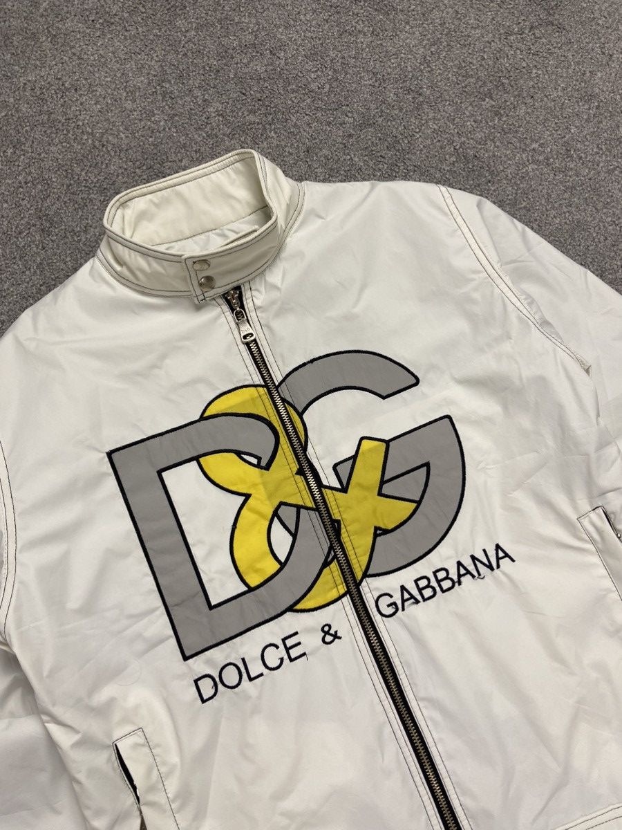 Dolce & Gabbana × Vintage Vintage Dolce & Gabbana Racing Jacket Bomber Big Logo rare Size US M / EU 48-50 / 2 - 5 Thumbnail