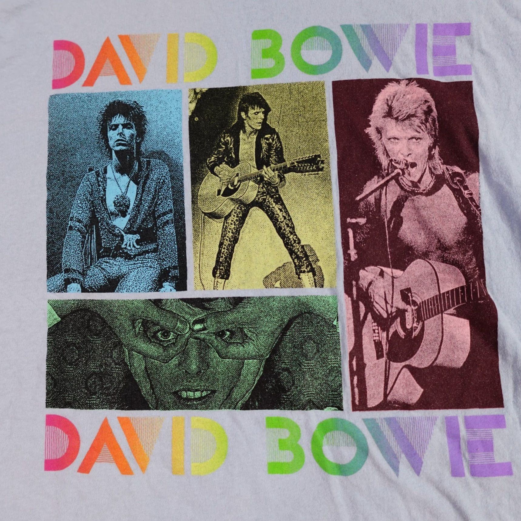 Old Navy Old Navy David Bowie Womens Shirt S Short Sleeve Crew Neck Black Cotton T-Shirt Band Music Women's Basic Vintage No Size S / US 4 / IT 40 - 2 Thumbnail