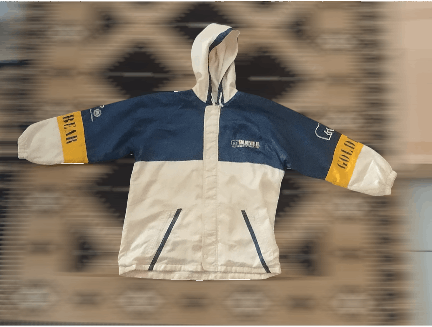Golden Bear × Japanese Brand × Vintage Vintage Golden Bear Hoodie Size US L / EU 52-54 / 3 - 3 Thumbnail