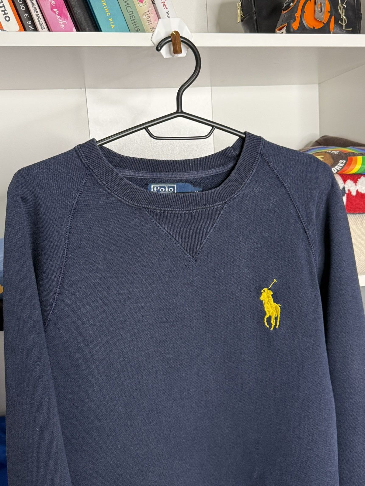 Polo Ralph Lauren Vintage Polo Ralph Lauren Navy blue sweatshirt size M Size US M / EU 48-50 / 2 - 4 Thumbnail