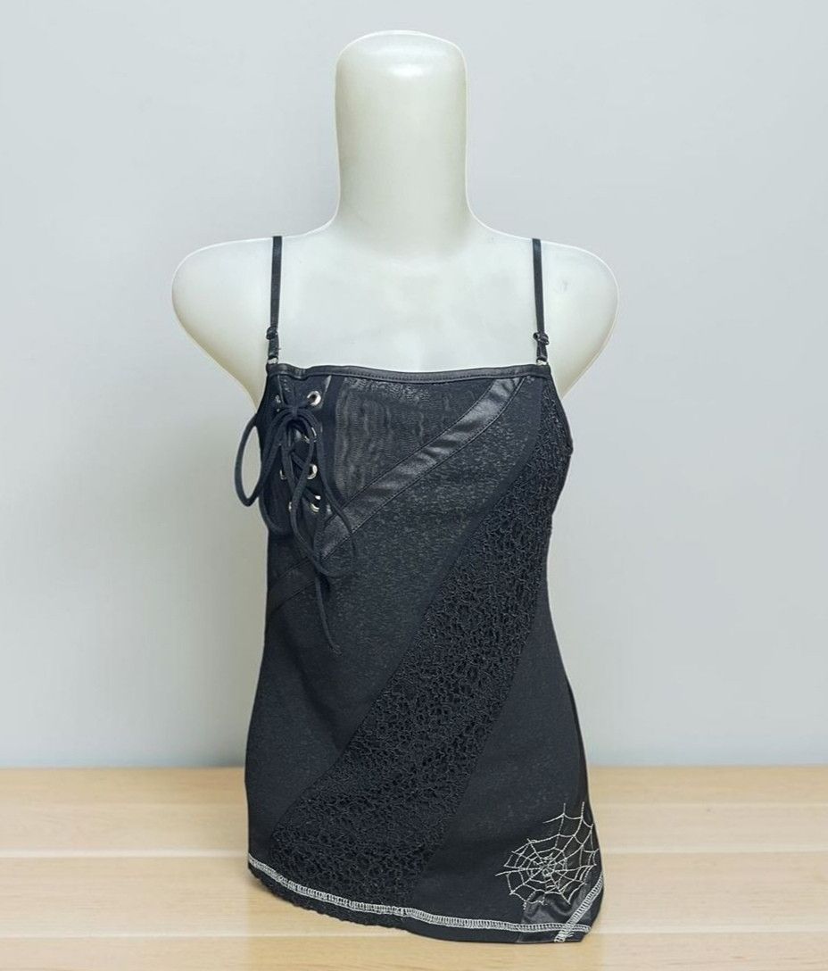 Seditionaries Ozz On Hikizoh Spiderweb Embroidered Camisole Size M / US 6-8 / IT 42-44 - 1 Thumbnail