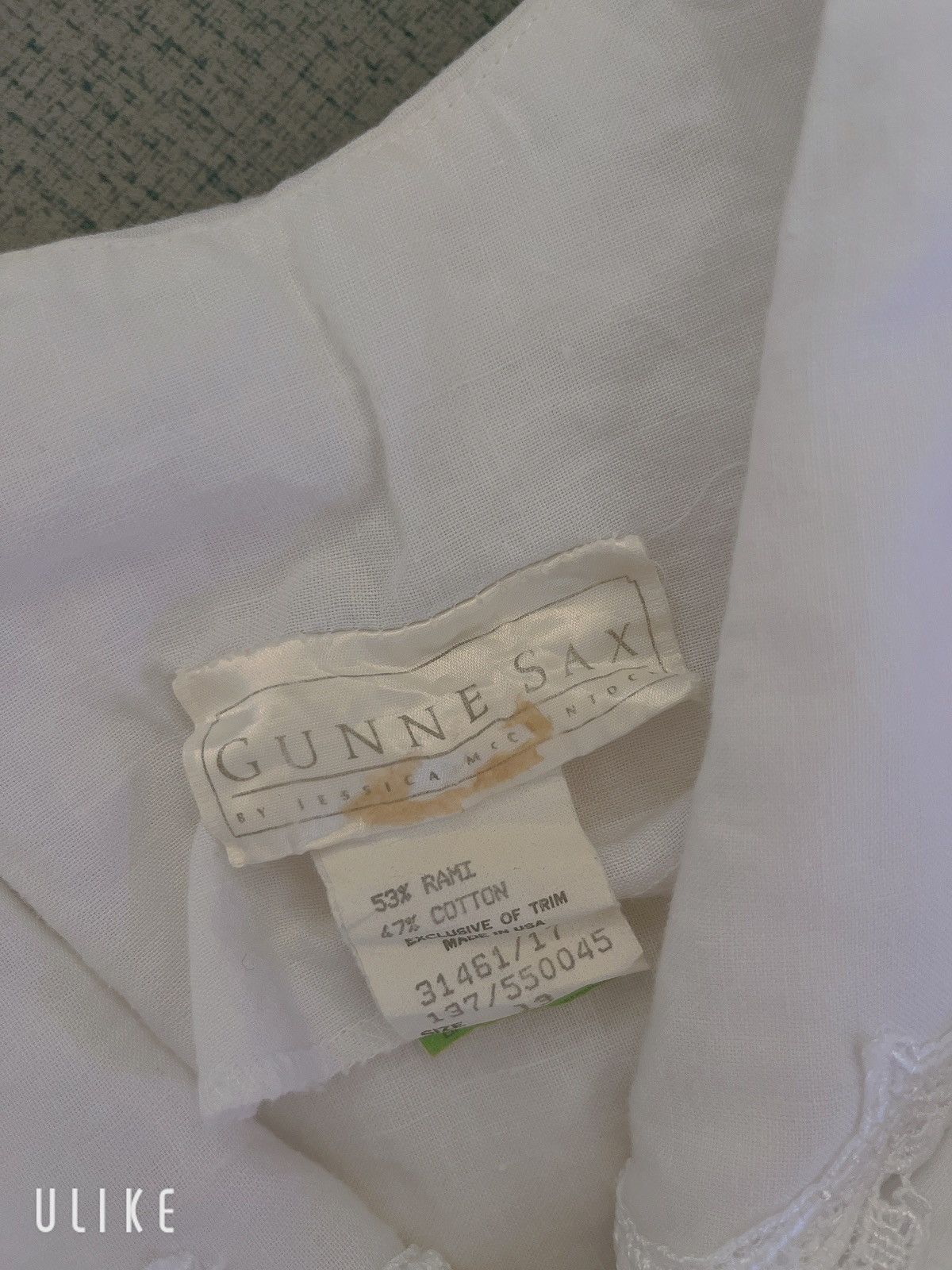 Vintage Gunne Sax Vintage White Blouse Size M / US 6-8 / IT 42-44 - 7 Thumbnail