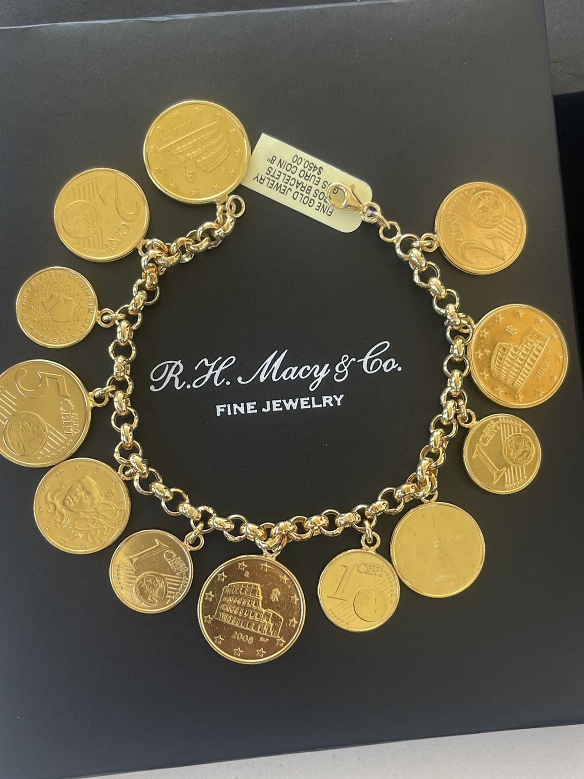 Vintage R.H. Macy & Co coin bracelet Size ONE SIZE - 2 Thumbnail