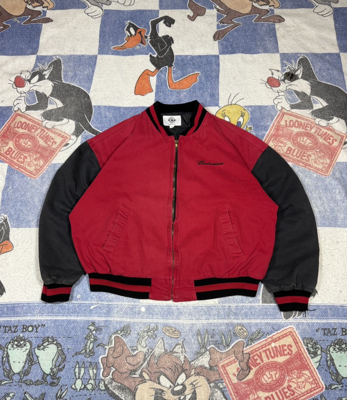 Budweiser Vintage Budweiser bomber jacket Size US XL / EU 56 / 4 - 1 Thumbnail