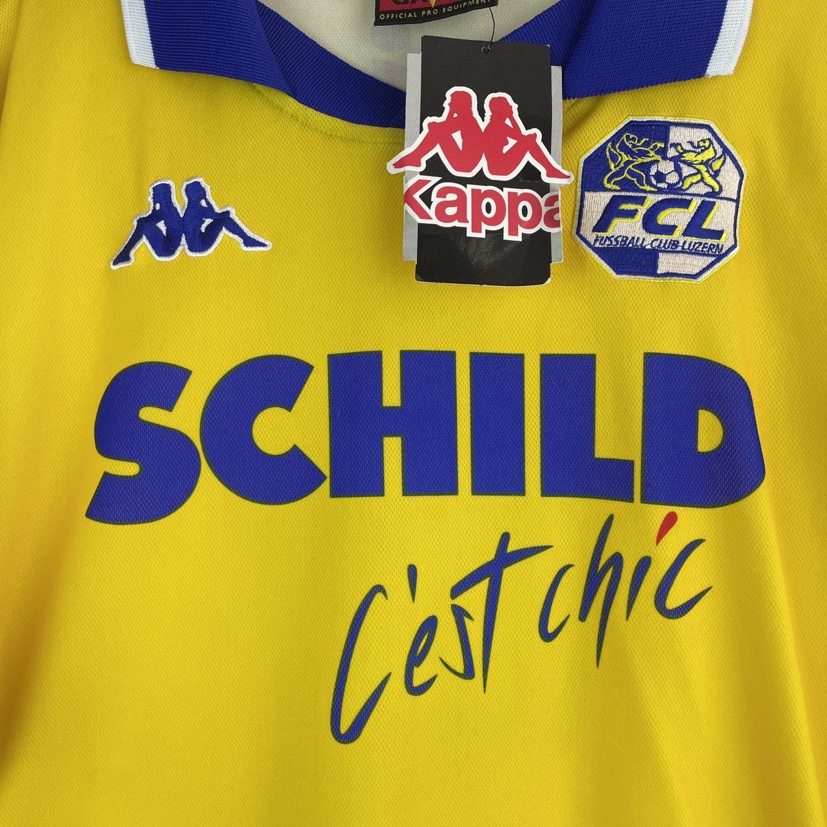 Kappa Vintage FC Luzern Kappa Melchior Arnold Away Jersey 2000/01 Size US L / EU 52-54 / 3 - 3 Thumbnail