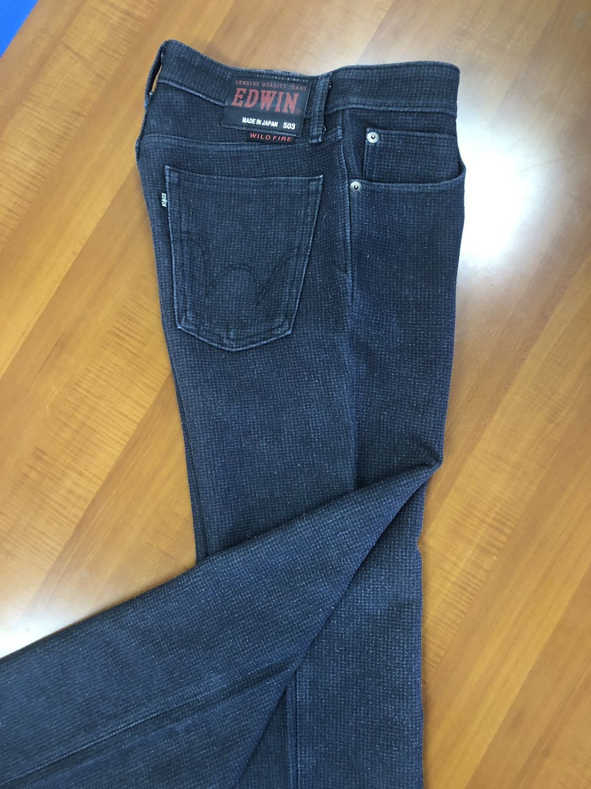 Edwin Edwin Wild Fire Checkered Jeans Size US 30 / EU 46 - 1 Thumbnail