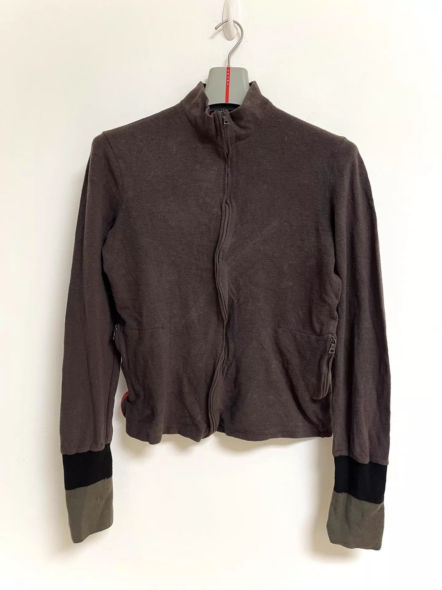 Prada Prada Sport Vintage 00ss Women's Knit Jacket Size L / US 10 / IT 46 - 1 Thumbnail
