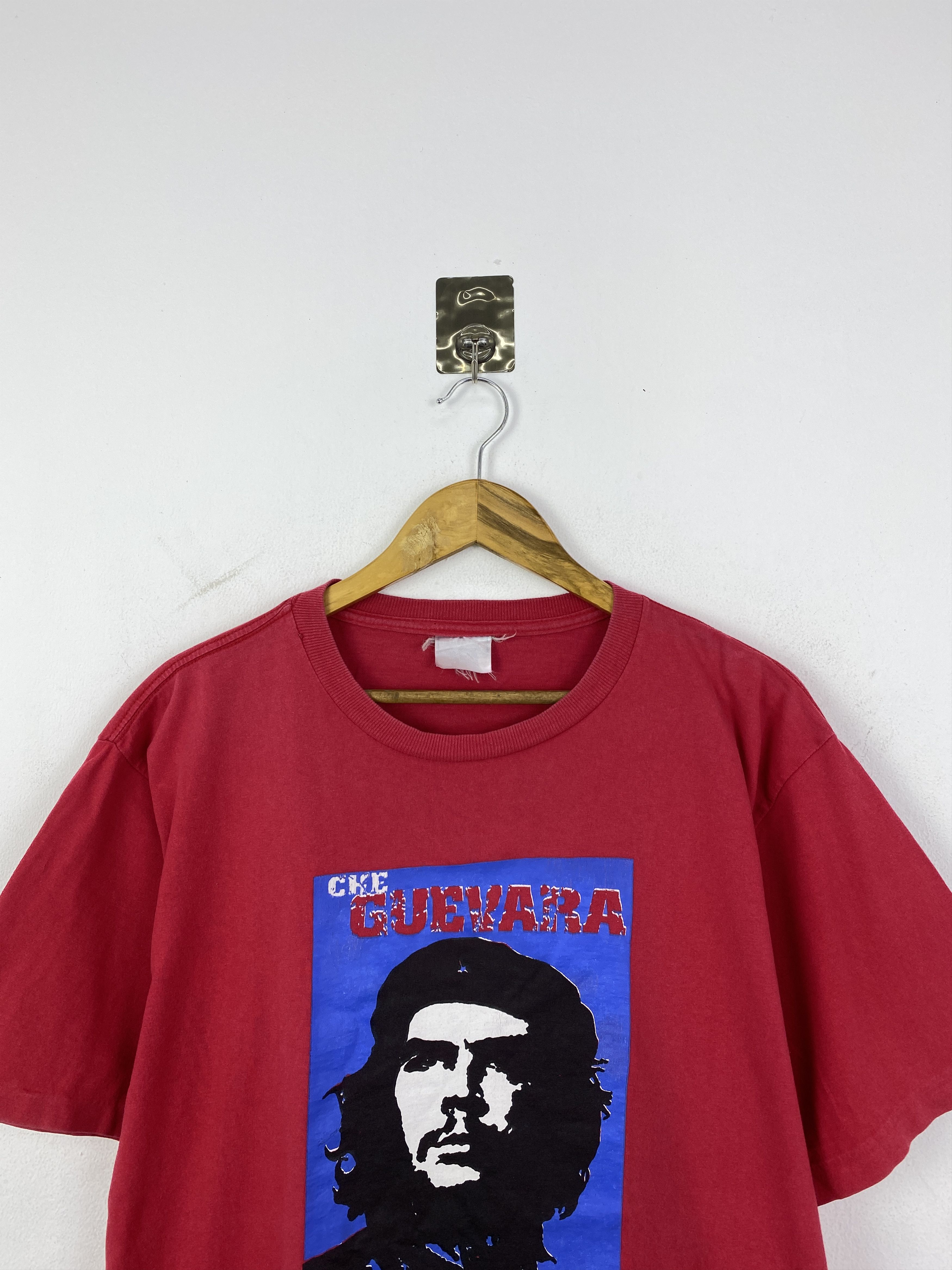 Other Vintage 90s Che Guevara Potrait Printed T-Shirt TA0720 Size US L / EU 52-54 / 3 - 2 Thumbnail